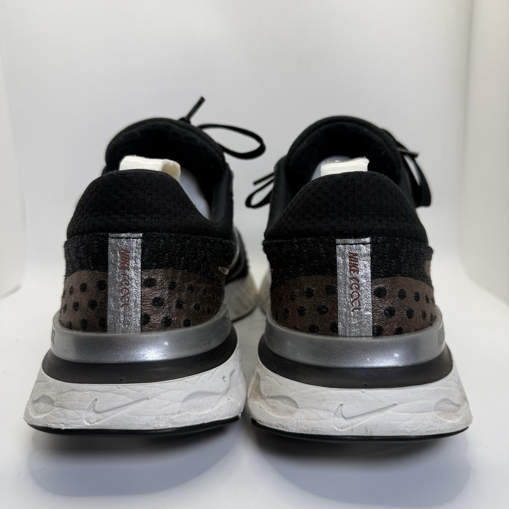 Nike React Infinity Run Flyknit 3 Womens Sz 9.5 Black Metallic Copper DD3024-009 - Picture 6 of 11